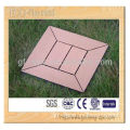 2014 good quality wood plastic composite tile in cheap price